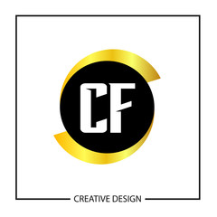 Initial Letter CF Logo Template Design Vector Illustration