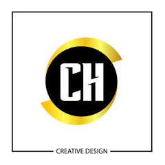 Initial Letter CH Logo Template Design Vector Illustration