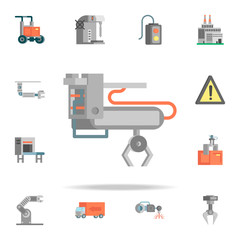 colored loader production icon. Production icons universal set for web and mobile