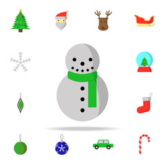 snowman icon. CHRISMAS icons universal set for web and mobile
