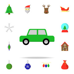 toy car icon. CHRISMAS icons universal set for web and mobile