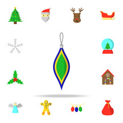 Christmas tree toy icon. CHRISMAS icons universal set for web and mobile