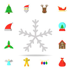 snowflake icon. CHRISMAS icons universal set for web and mobile