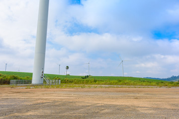 Windmill turbine for electric production at Khao Kho, Petchaboon, Thailand