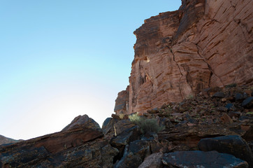 Fototapeta premium landscape of mountains in Talampaya