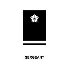 japan sergeant military ranks and insignia glyph icon