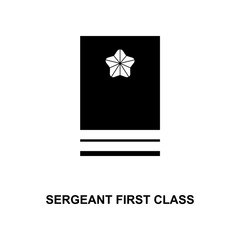 japan sergeant first class military ranks and insignia glyph icon