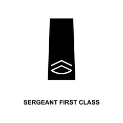 japan sergeant first class military ranks and insignia glyph icon
