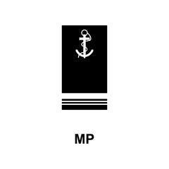 French mp military ranks and insignia glyph icon