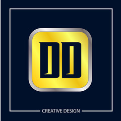 Initial Letter DD Logo Template Design Vector Illustration