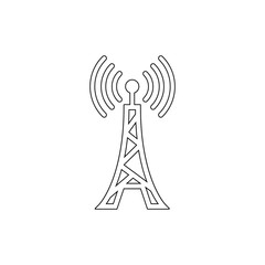 antena icon. Element of media for mobile concept and web apps illustration. Thin line icon for website design and development, app development