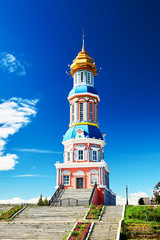The tower in NZH Manzhouli in Inner Mongolia, China.