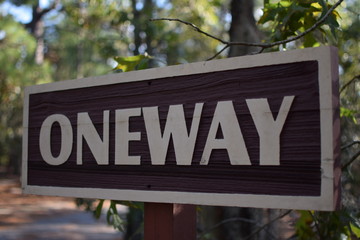 Obraz premium One Way
