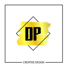 Initial Letter DP Logo Template Design Vector Illustration