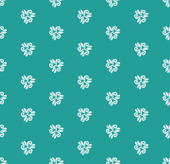 Floral vector ornament. Seamless abstract classic background with flowers. Pattern with repeating floral elements. Ornament for fabric, wallpaper and packaging