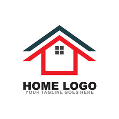 Home logo design vector template