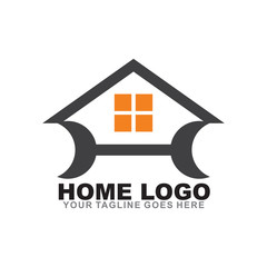 Home logo design vector template