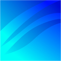 Vector Abstract Artistic Blue Green turquoise gradient illustration background with beautiful geometry curve form for graphic blue sky and summer sea image background use.