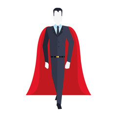 businessman superhero character