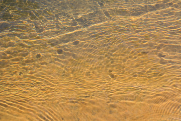 Abstract texture background from waters surface ripples with ripple pattern.