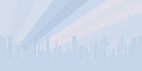 Fototapeta premium Pale City Morning