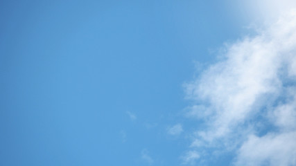 Obraz premium Blue sky with cloud in summer.