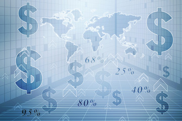 2d rendering Dollar symbol 
