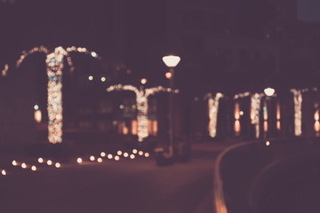 Blurred abstract urban background.