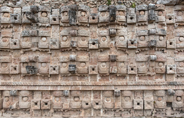 The ruins of the ancient Mayan city of Kabah, Yucatan, Mexico