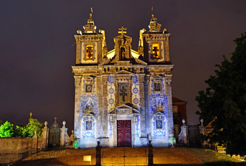 Fototapeta na wymiar Church of Saint Ildefonso in Porto, Portugal