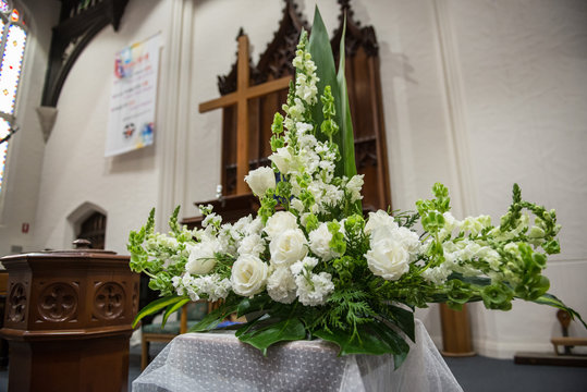 Floral decoration in Church