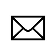 mail, letter, post, email icon / public information symbol