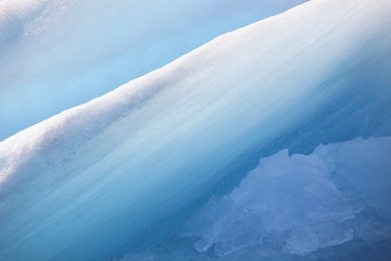 Close-up of an iceberg in the glacier lagoon Jokulsarlon, Iceland