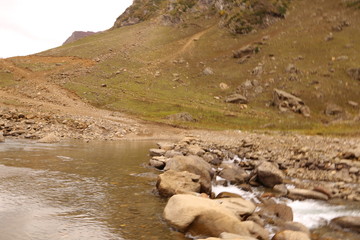 river in the mountains