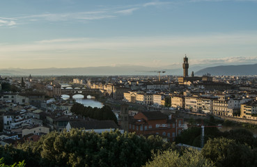 Florence, Italy. View from Michelangelo Square. 