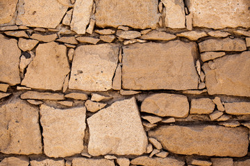 Pattern of the structure of a brick wall . Old wall European home