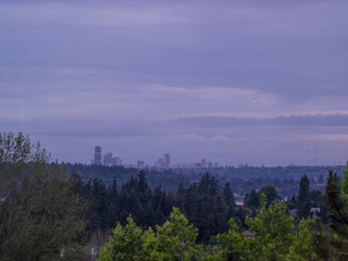 Seattle Skyline Sunset