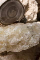 Alabaster cutting by hand