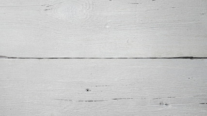Fototapeta premium Empty white, light wood surface background texture. Old grunge wood plank.