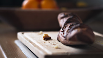 Bread On a Cutting Board