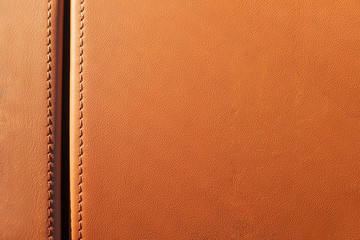 Brown leather background