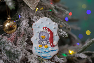 Christmas cookies with their hands