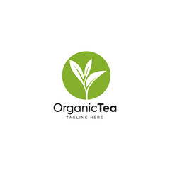 Leaf logo design inspiration, Tea leaf vector