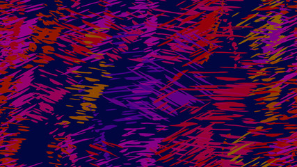 Abstract pattern of chaotic color strokes, dots, scratches Element for creative design of packaging, tile, textile, background, wallpaper, cover. Brush strokes, strokes, streaks of paint