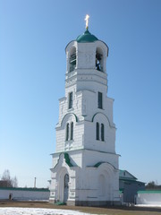 Leningrad region. Alexander-Svirsky monastery. Belfry