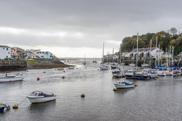 Porthmadog Harbour at dusk