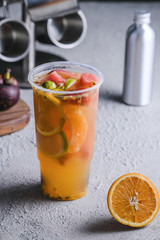 Tropical fruit tea