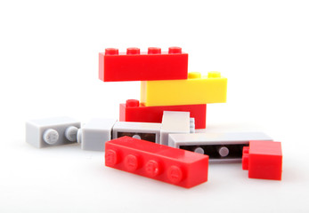 Plastic Toy Blocks Encourage Learning Through Play