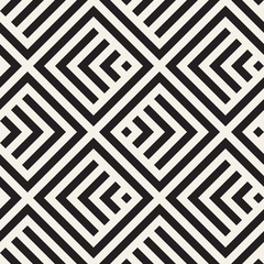 Vector seamless pattern. Modern stylish abstract texture. Repeating geometric tiles