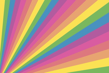 Rainbow pastel Flat geometric pattern texture. Multicolor abstract background for print and textile